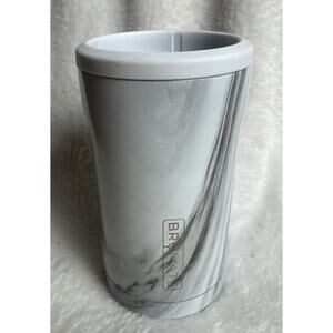NEW- Brumate Hopsulator Slim Can Cooler 12 oz Concrete Gray Cup holder friendly